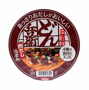 ★まとめ買い★　日清　あっさりおだしどん兵衛肉だしうどん　×12個