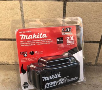 Makita牧田BL1860 6.0Ah電池組丨原廠晶片帶電量顯示丨18V工具通用丨電鑽/砂輪機/割草機丨