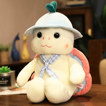 可愛小烏龜玩偶公仔兒童陪睡抱枕抱睡娃娃治愈系毛絨玩具女生床上