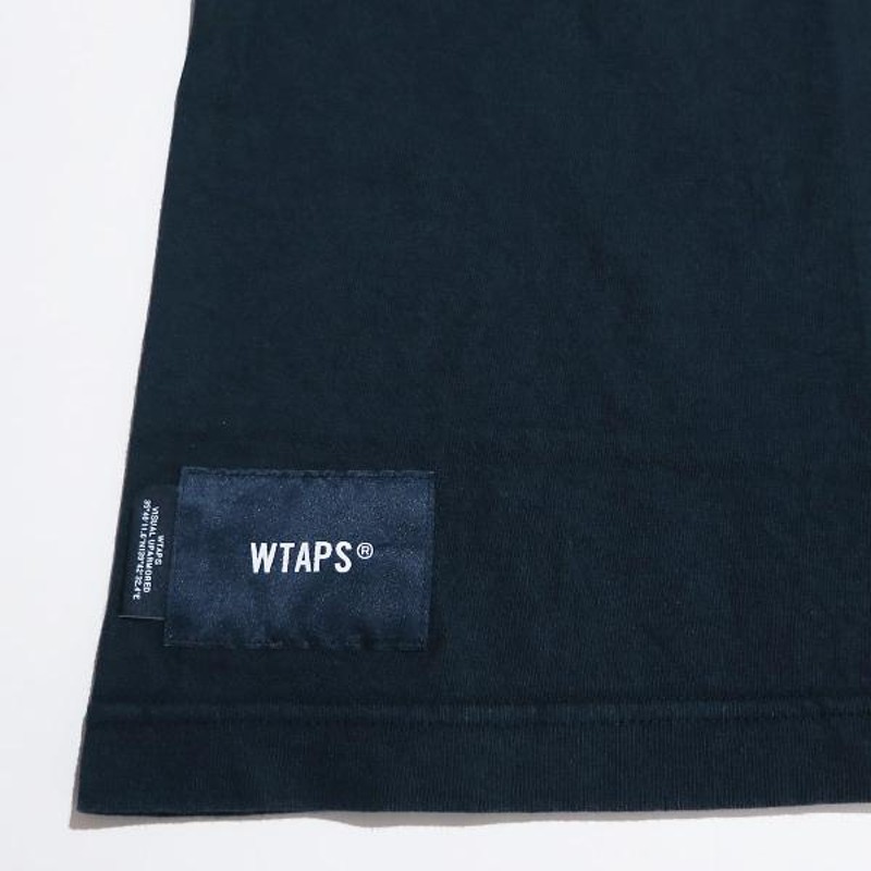 WTAPS ダブルタップス 22SS RANSOM/SS/COTTON 221ATDT-STN09S ランサム ショートスリーブ コットン Tシャツ  ネイビー カットソー 半袖 | LINEブランドカタログ