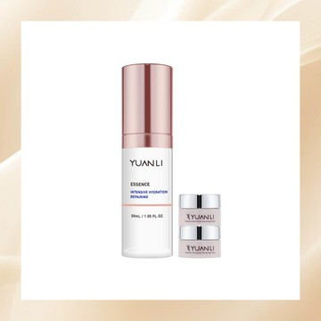《美麗成雙-第二件5折》【Yuanli願麗】奇蹟肌底保濕修護精萃30mL 送修護霜8g*2