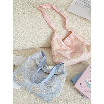 56141 新中式立體刺繡洋氣大容量腋下包包女新款上班通勤單肩包