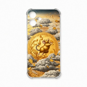 iPhone 16 Plus 殼 TRON IPhone 16 PLUS 金碧輝煌的招財十二生肖 四角防摔殼 手機殼