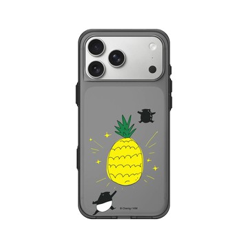 iPhone 17 Pro Max Clear (相機按鈕) 酷墨灰 - 馬來貘 Laimo - Pineapple