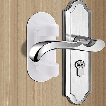 iSFun兒童防護 門把開關抽屜安全鎖 2入