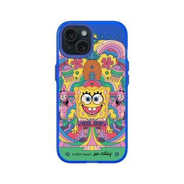 iPhone 15 Clear 激光藍 - 海綿寶寶 SpongeBob - 藝術家系列-RAÚL URIAS