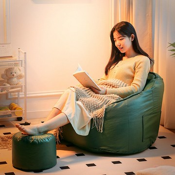 【免運費/免開票】 懶人沙發可躺可睡陽臺懶人躺椅榻榻米單人座椅臥室小沙發豆袋