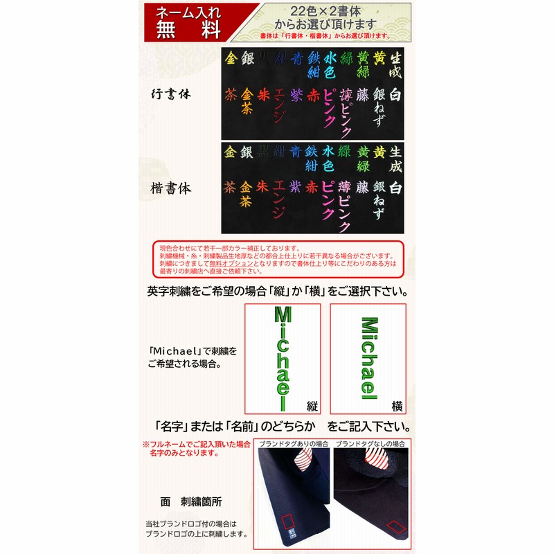 剣道 防具 面単品 BLUS 6mm 総織刺 60cm〜72cm対応 脳天織刺雲型