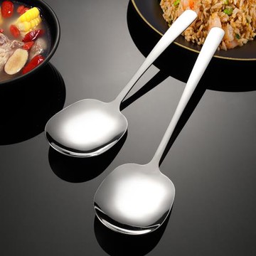 加厚304不銹鋼分菜勺自助公用勺子大號 酒店餐廳大公勺食堂分餐勺