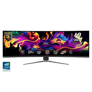 MSI MPG 491CQP QD-OLED 曲面電競螢幕(49型/DQHD/144Hz/0.03ms/QD-OLED/Type-C)