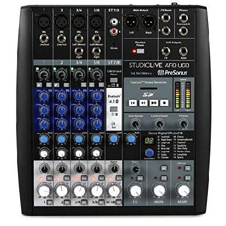 PreSonus Slmar8 8チャンネルハイブリッドパフォーマンス＆レコーディングミキサー