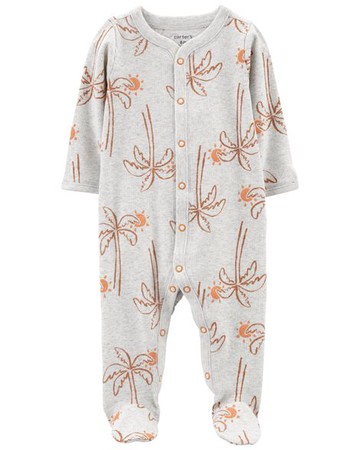 Baby Palm Trees Snap-Up Thermal Sleep & Play