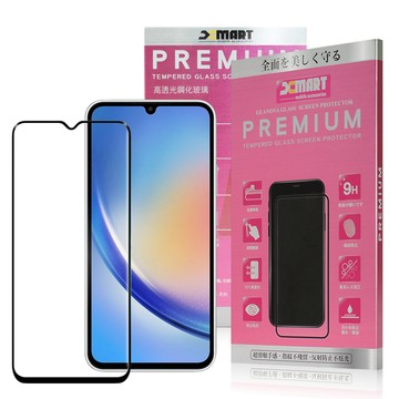 X mart Xmart for Samsung Galaxy A54 5G 超透滿版 2.5D 鋼化玻璃貼-黑