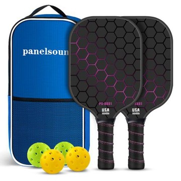 匹克球拍皮克球碳纖維t700全套裝拍板pickleball撿球器3s