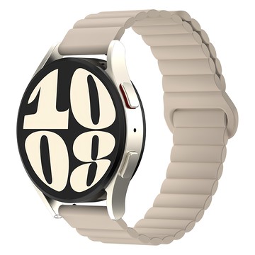 SKY Palette 智慧手錶磁吸矽膠錶帶  Galaxy Watch 相容 20mm  沙米色  1條