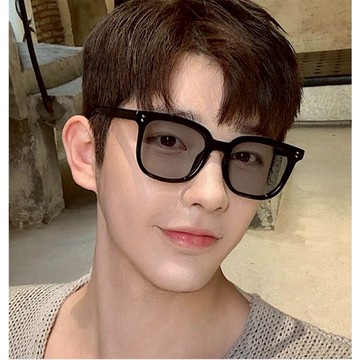 平光變色眼鏡 年度最新款潮流時尚智能防藍光一鏡兩用智能變色眼鏡74109