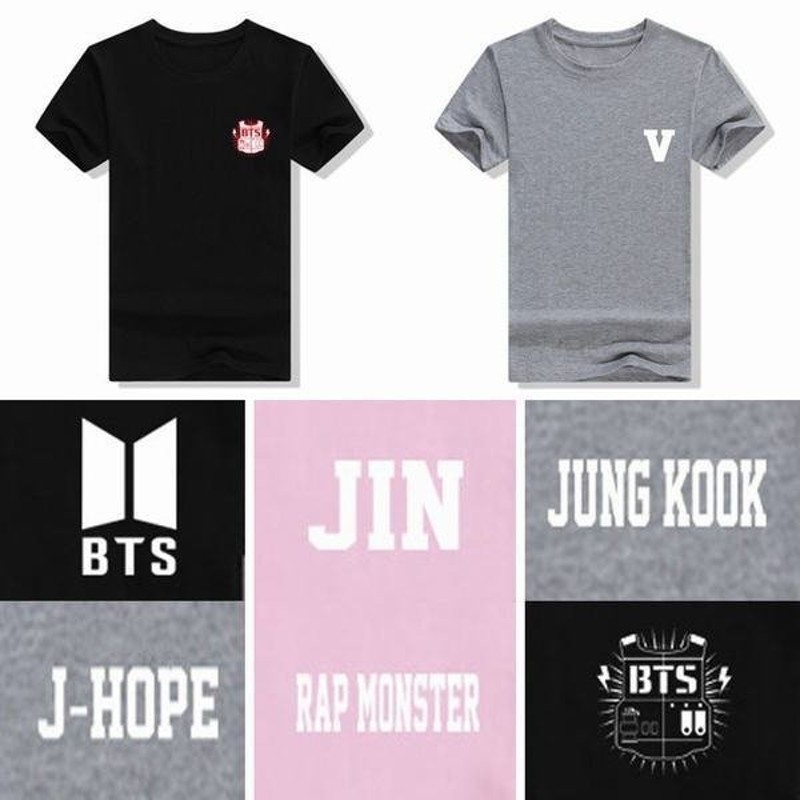 BTS Tシャツ 半袖 打歌服 応援服 グッズ レディース メンズ 男女兼用 春夏Tシャツ 韓流グッズ 3色 通販 LINEポイント最大GET |  LINEショッピング