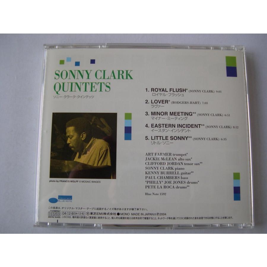 Sonny Clark Quintets    CD