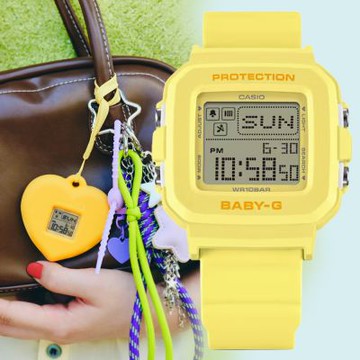 CASIO 卡西歐 BABY-G+PLUS 粉彩心形吊飾 趣味電子錶 送禮 禮物 推薦 BGD-10KH-9