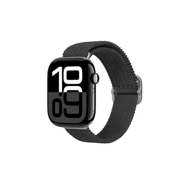 Apple Watch Series 10 (46mm) Apple Watch 專用編織錶帶 黑