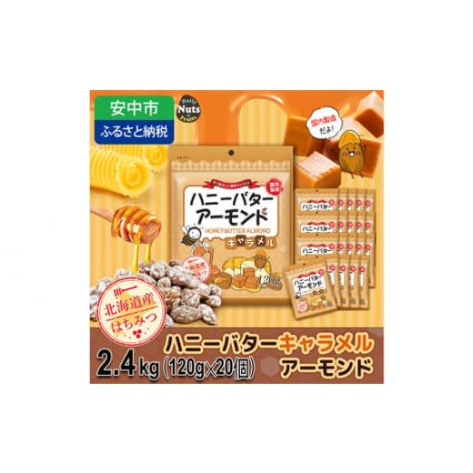 ふるさと納税 群馬県 安中市 No.374-02 ハニーバターアーモンド キャラメル 2400g（120g×20袋） ／ 栄養素 甘い 贅沢 群馬県