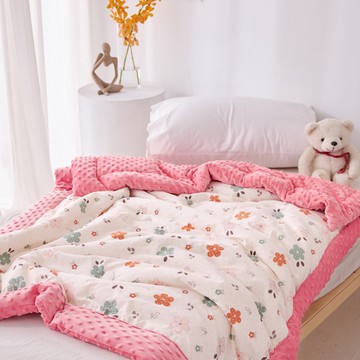 棉被 / Heat Fi / 兒童 精梳棉豆豆安撫棉被 / 蓓蕾少女