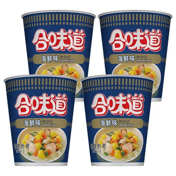 NISSIN 日清 CUP NOODLE 合味道 海鮮味杯麵  4入
