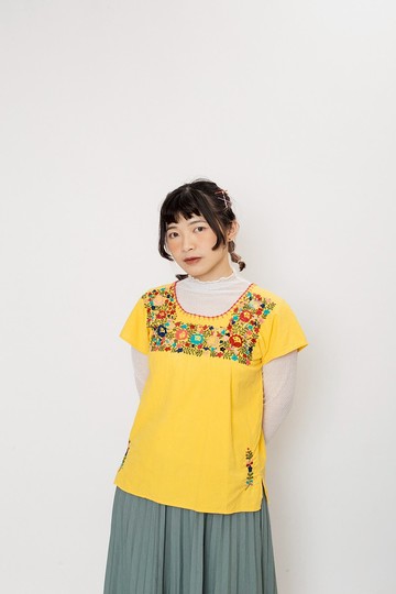 墨西哥刺繡上衣.Mexican Blouse【初戀販賣所】Vintage.A1072