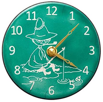 日本代購 RHYTHM ZC969MT05 嚕嚕米 阿金 陶瓷 時鐘 掛鐘 壁鐘 Snufkin 掛置兩用 義大利製