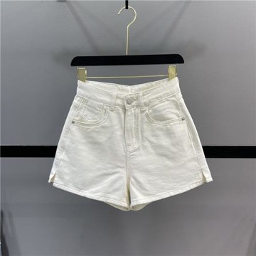 高腰牛仔短褲女2026夏季新款韓版百搭顯瘦A字開叉休閑闊腿褲熱褲