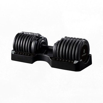 Pure Series 34kg(75LB) 21段重量 可調式啞鈴 經典黑(1支)