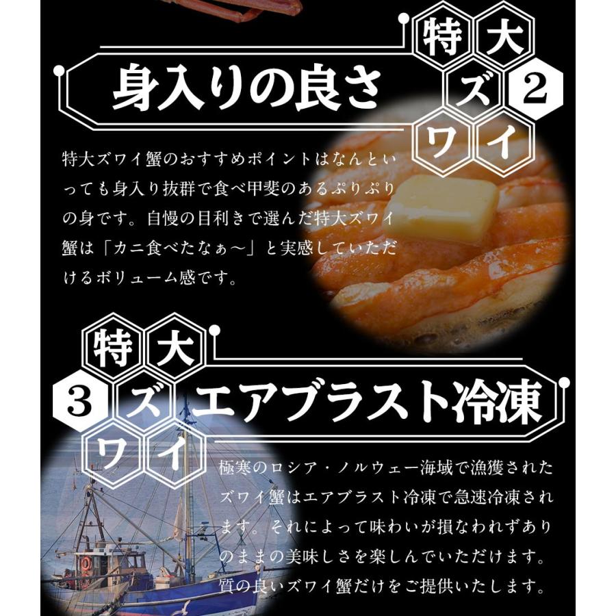 ボイル ズワイガニ 脚 5kg 訳あり しゃぶしゃぶ用 ずわい ボイル メガ盛り かに カニ 蟹