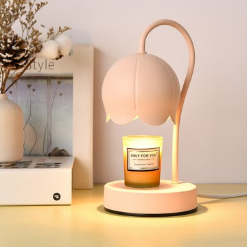 【免運/可開票】台灣公司 融蠟燈 香薰燈 融燭燈 節日禮物香薰燈融蠟燈融燭燈家居床頭臺燈鈴蘭花圣誕禮品小夜燈