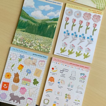 高級 PVC 貼紙 A6