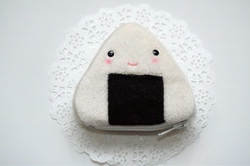 Bucute海苔飯糰 錢包/生日禮物/交換禮物/聖誕禮物/手作