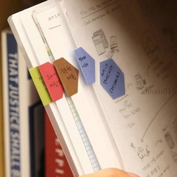 🎀臺灣出貨🎀開學季紙質索引貼 學生手賬標記便利貼 書本分頁分類可書寫標籤 便利貼 便條紙 索引貼 可愛便條紙 索引標