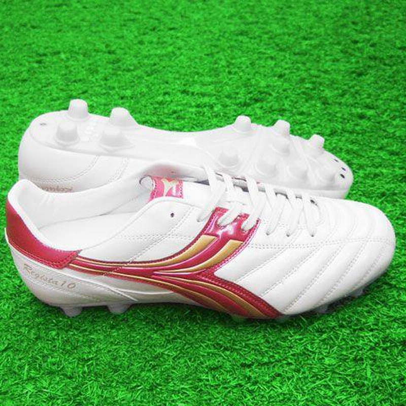 レジスタ10 MD PU ホワイト×エンジ 【diadora|ディアドラ