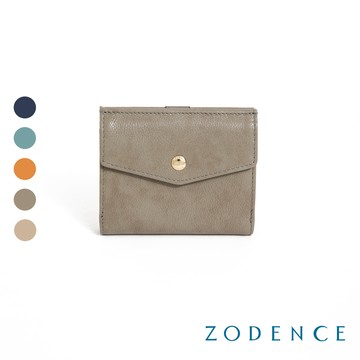 ZODENCE 進口真皮信封蓋短夾