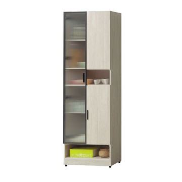 ASSARI-貝諾可2.4尺三門收納櫃(寬72x深39x高203cm)