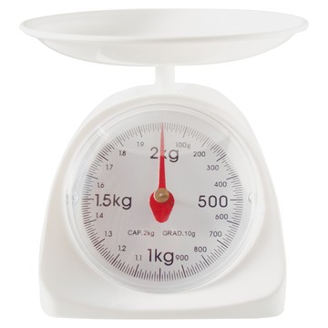 Sisem 指針式磅秤 白色 料理秤  2kg