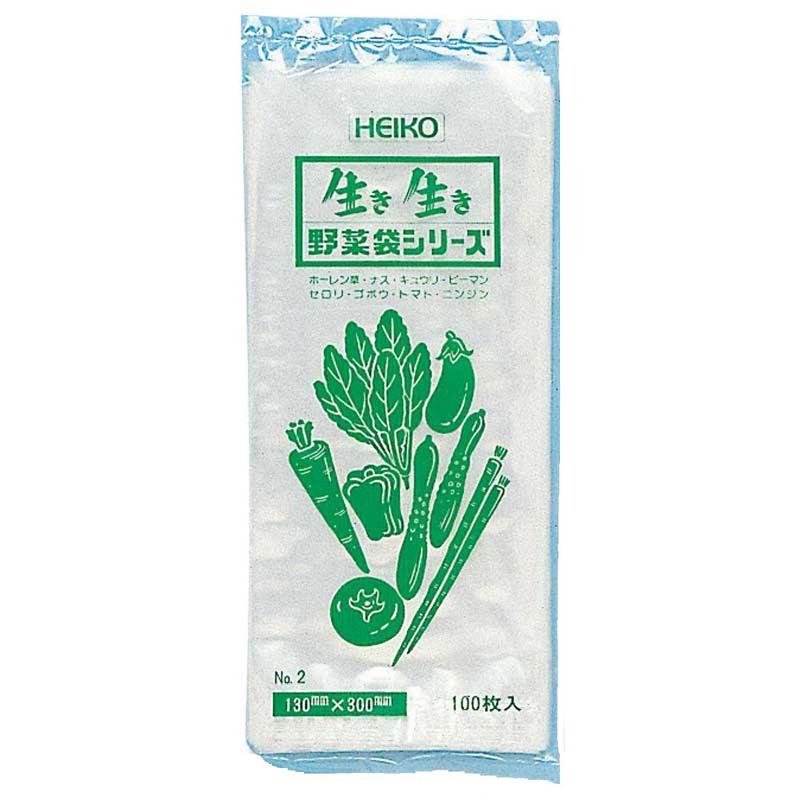 ヘイコー 野菜袋 PPキュウリ 3本用 100枚入り 006721700