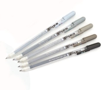 SAKURA 櫻光月光晶彩筆 灰階5色