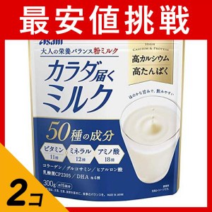 2個セット大人 栄養サポート 粉ミルク カラダ届くミルク 300g