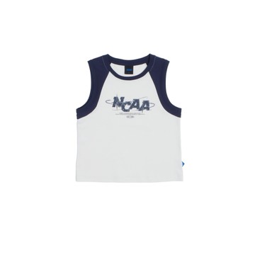 NCAA 背心 白藍 撞色 美式 無袖背心 女 7522148000