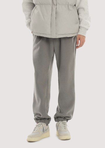 厚磅刷毛縮口棉褲