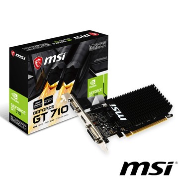 【MSI 微星】GT 710 2GD3H LP 顯示卡
