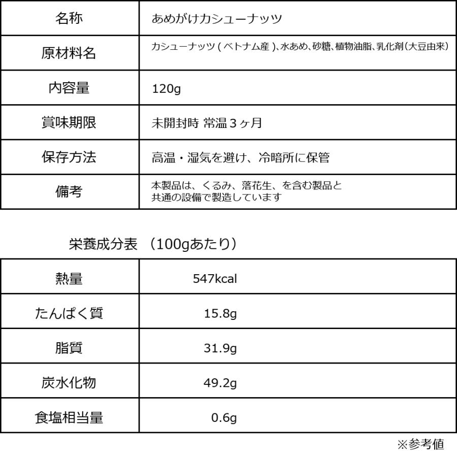 ナッツ あめがけカシューナッツ120g×1袋 ベトナム産 国内加工 ホール ロースト製菓材料 メール便限定 送料無料