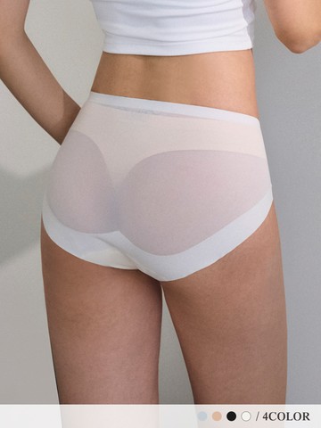 桑蠶絲呼吸感薄翼網眼內褲-VCstyle362310