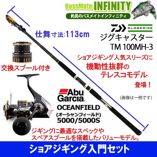 ショアジギング入門セット ダイワ ジグキャスター Tm 100mh 3 アブガルシア オーシャンフィールド 5000 5000s 通販 Lineポイント最大0 5 Get Lineショッピング