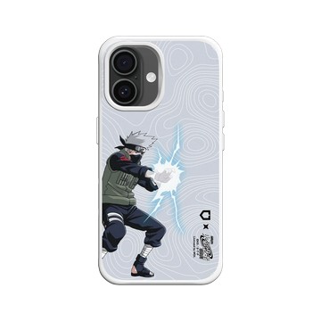 iPhone 16 SolidX 白 - 火影忍者 Naruto - 旗木卡卡西-雷切